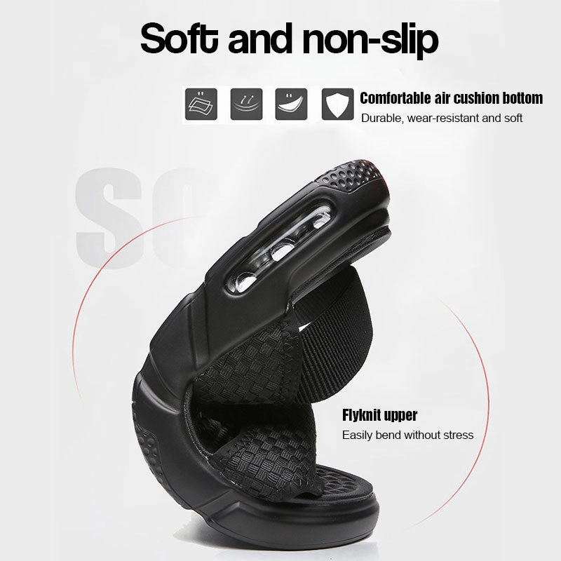 Soft Sole Black Woven Summer Sandals Sandals In St Lucia