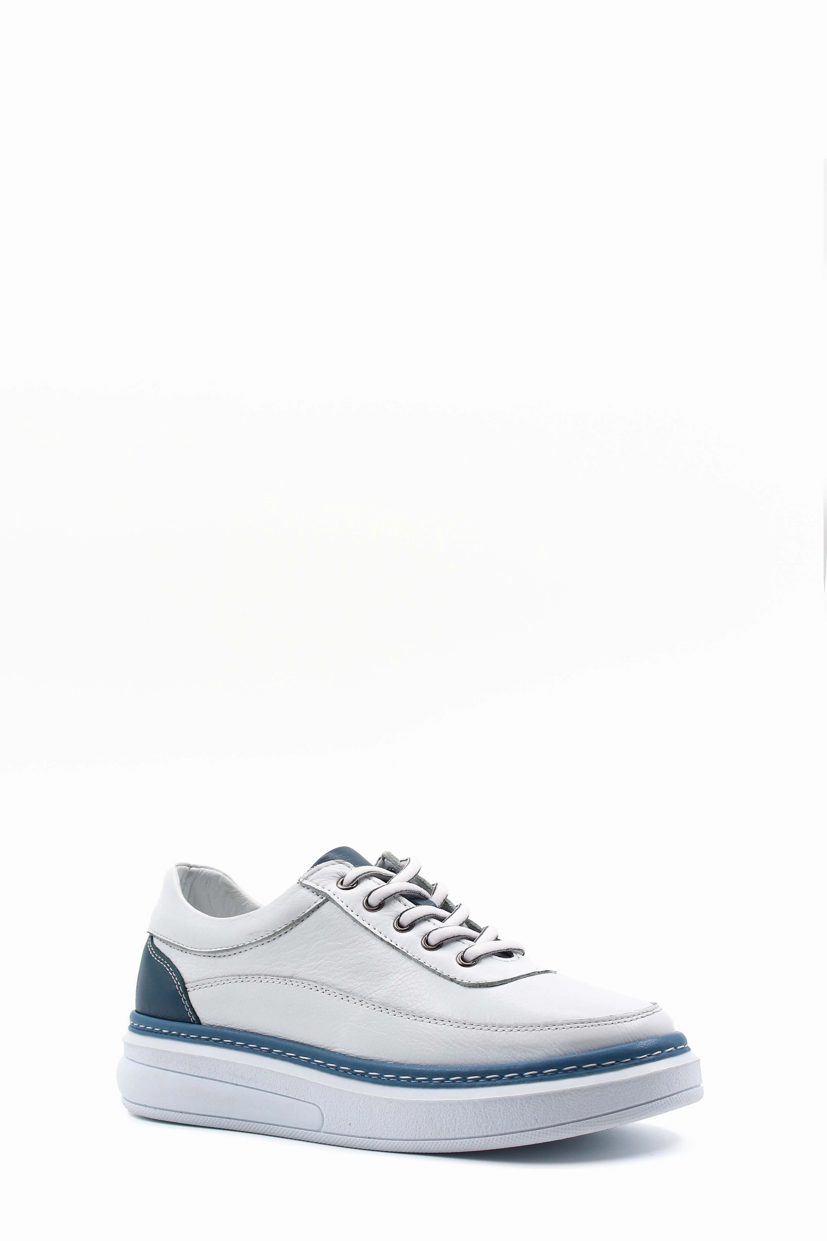 The Best Casual Shoes FST Genuine Leather Women's Casual Shoes 583ZA7025 White Denim - Licata