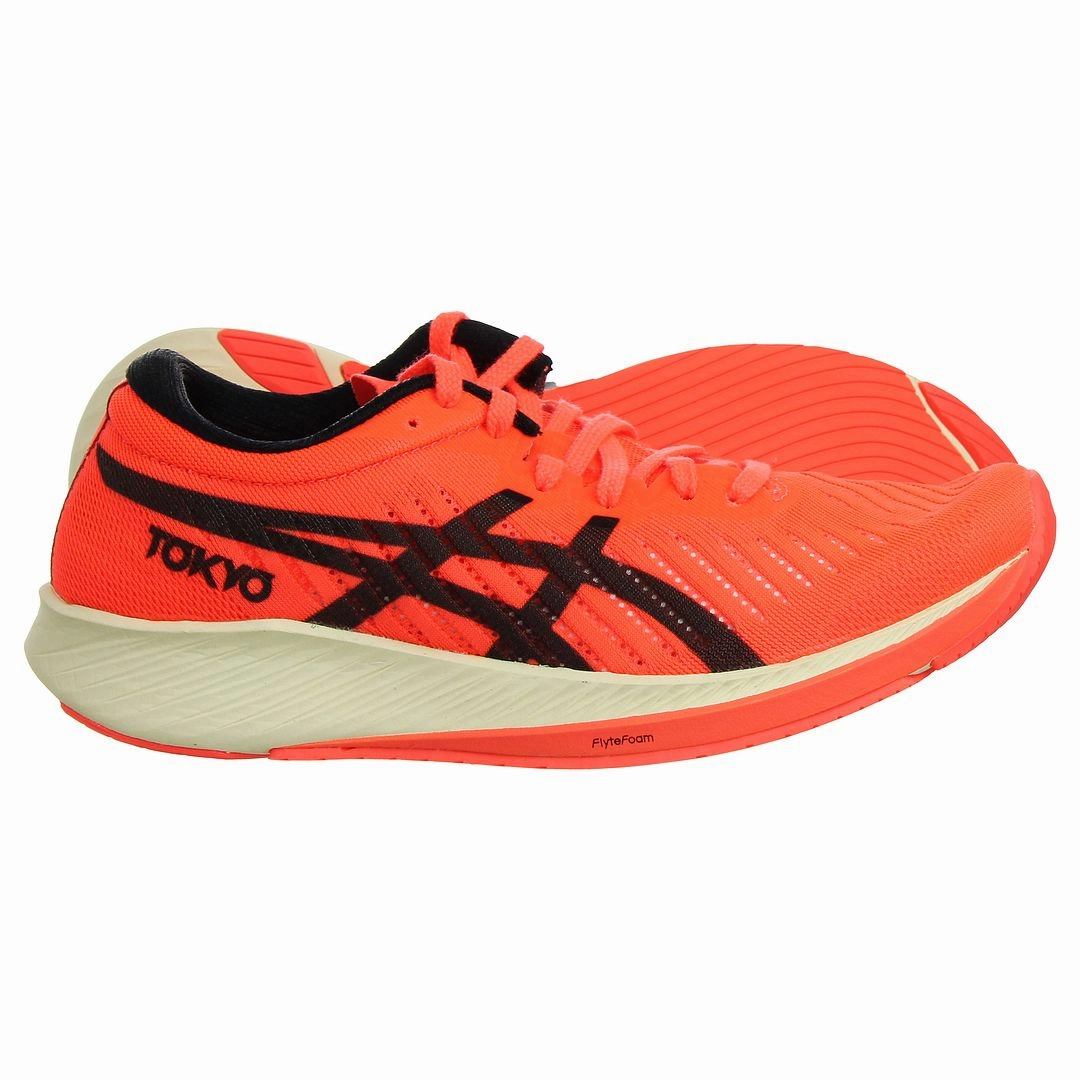 Asics Ahar Running Shoes Asics MetaRacer Tokyo Womens Red Running Trainers