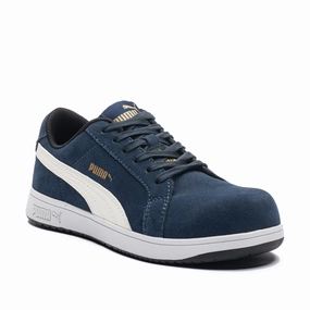 Iconic Suede Navy Low Composite Toe Safety Shoes 640023 Asics Nova Surge Basketball Shoes