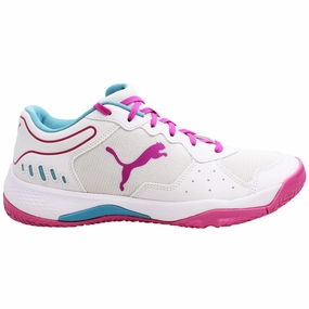 Popular Puma Shoes Puma Solarsmash RCT Womens White Padel Shoes