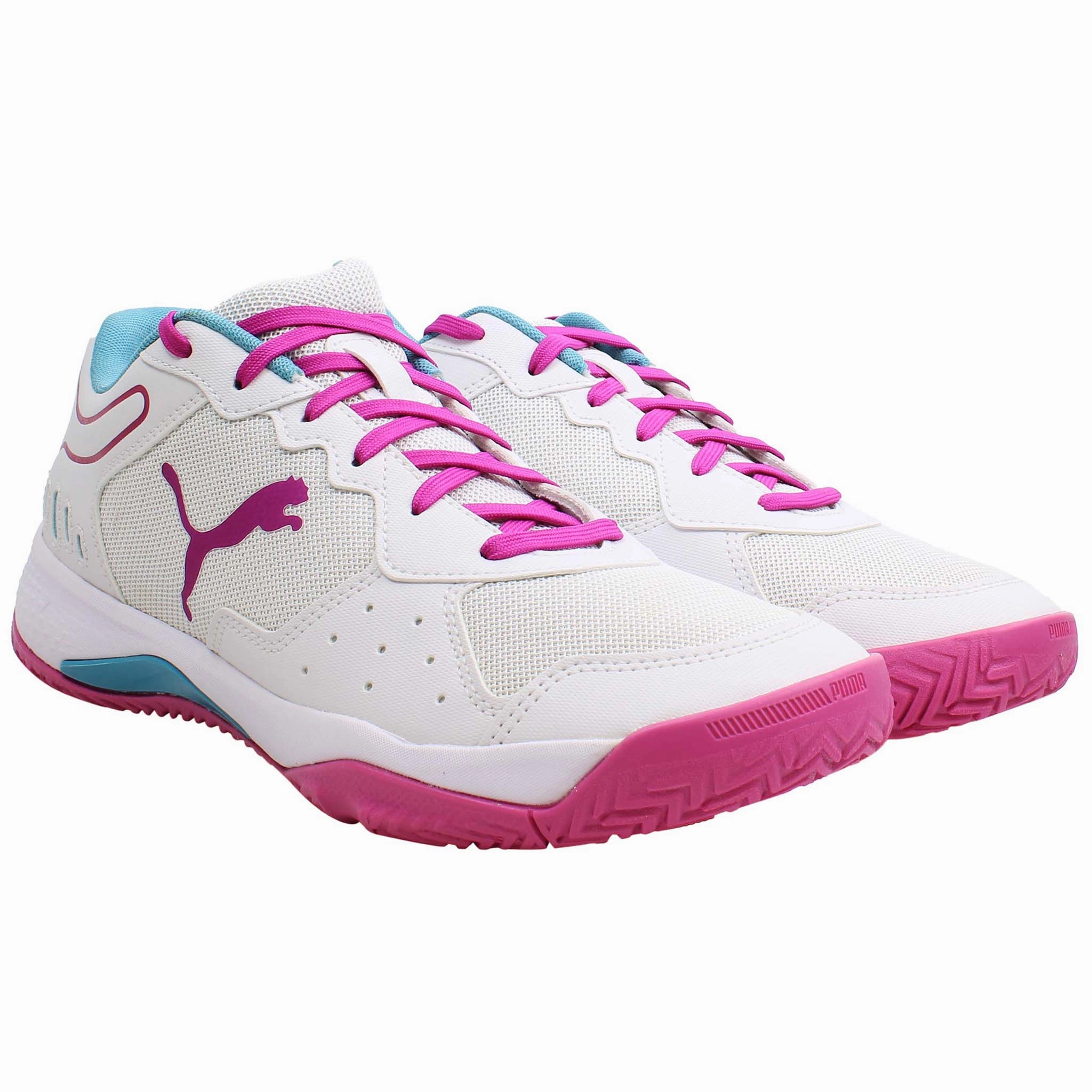 Puma Solarsmash RCT Womens White Padel Shoes Rs Running System Shoes Puma