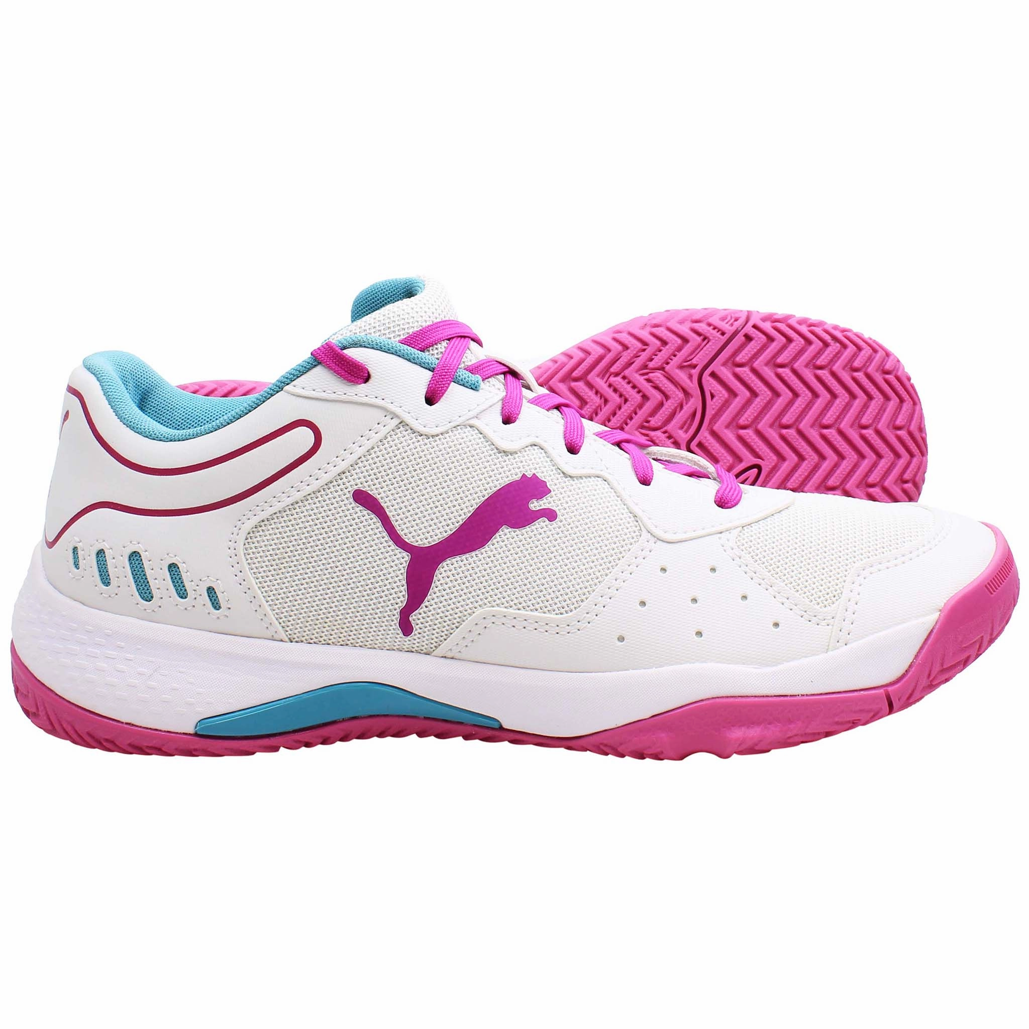 Puma Monolite Golf Shoes Puma Solarsmash RCT Womens White Padel Shoes