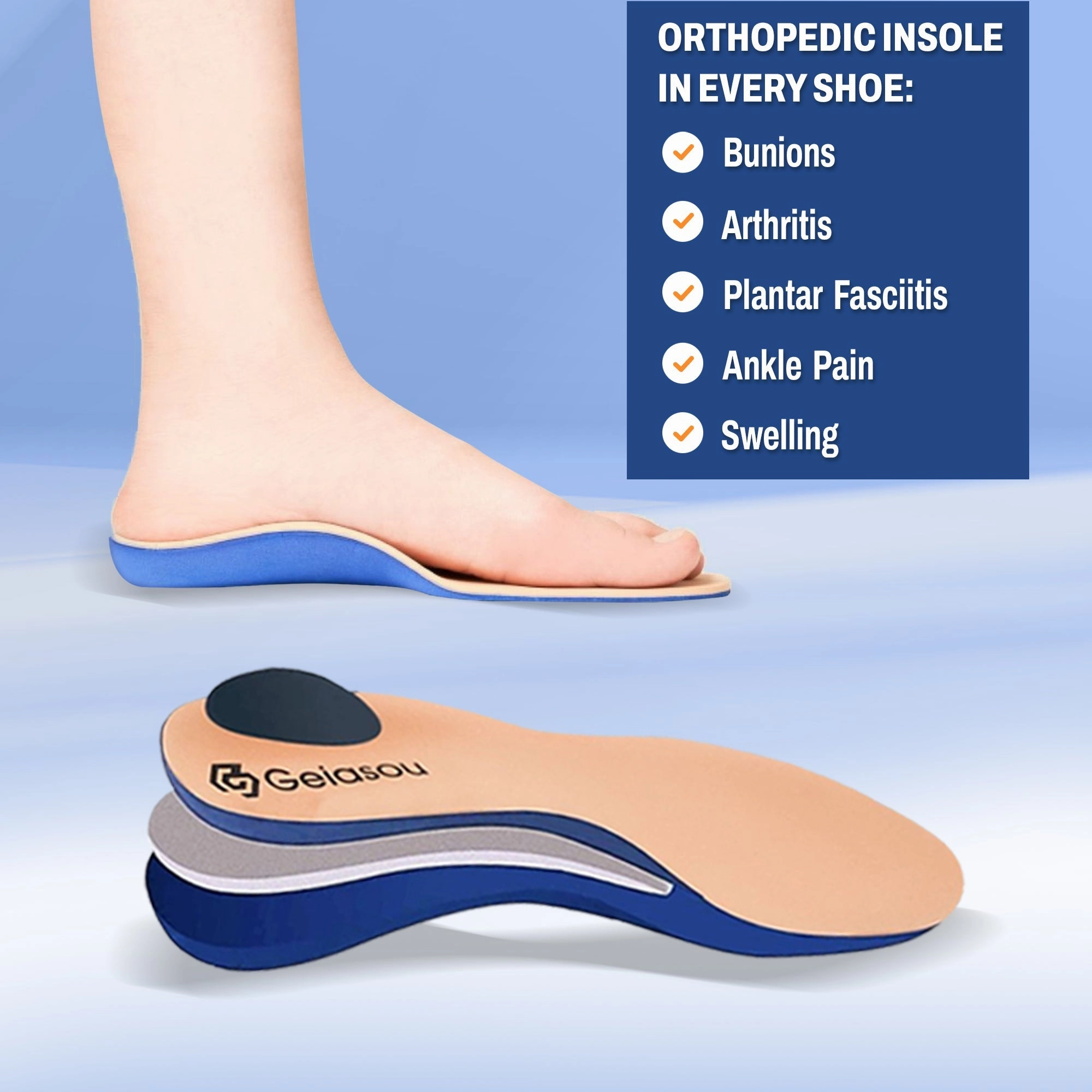 Pretty Shoes For Flat Feet GRW Orthopedic Men Shoes Comfortable Non-slip Standing All day Shoes
