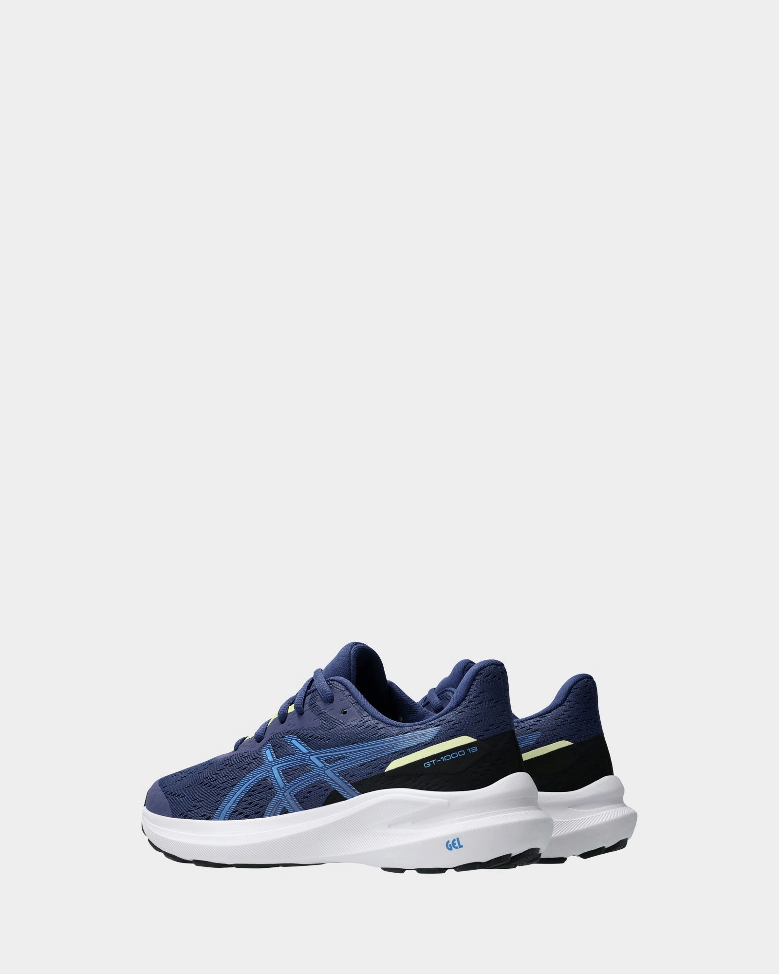 Shop Deals On Asics Novablast 5 Running Shoes Gt-1000 13 Grade School Indigo Blue/Blue Coast