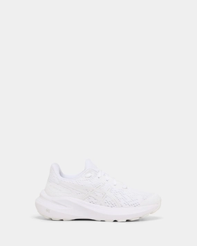 Gt-1000 13 Grade School White/Concrete Stability Running Shoes Asics