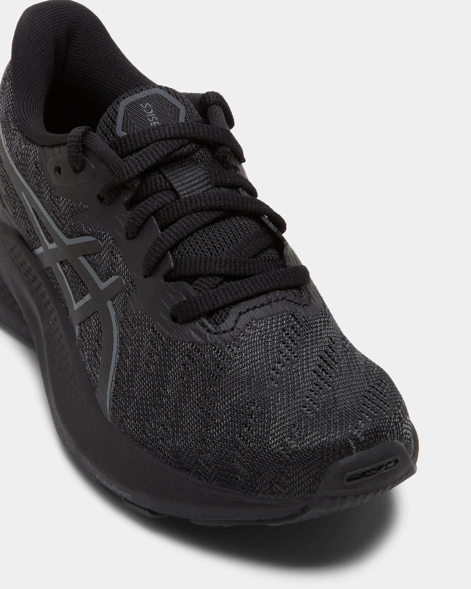 GT-2000 12 Black Grade School Black/Black Run Shoes Asics
