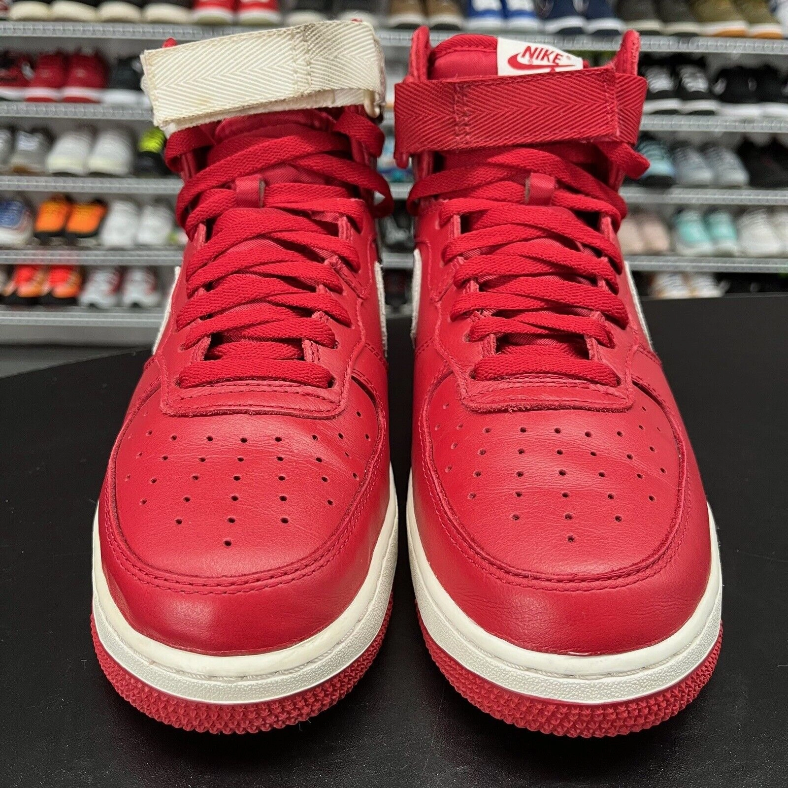 Asics Metrolyte Shoes Nike Air Force 1 High QS NAI-KE China Red Summit White 743546-600 Men's Size 8.5