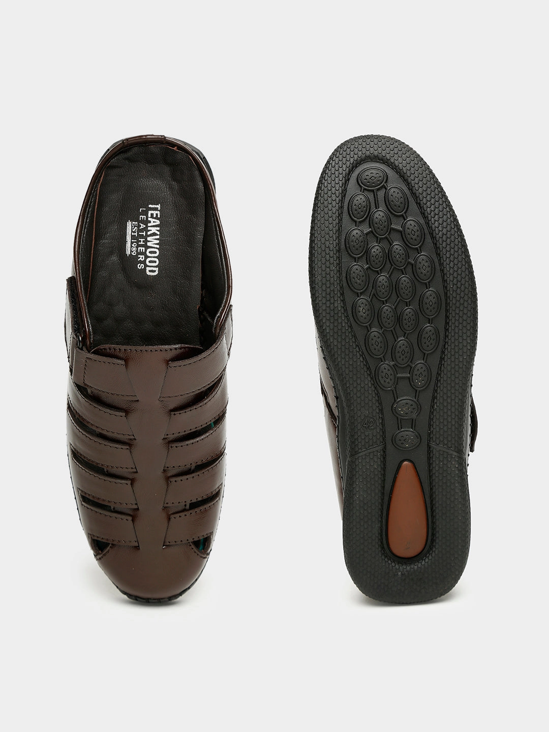 Sandals Royal Teakwood Men's Real Leather Brown Sandals