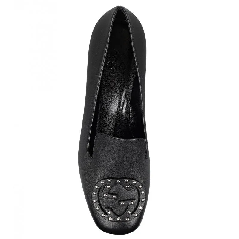 Gucci Black Soho leather loafers Fringe Loafers