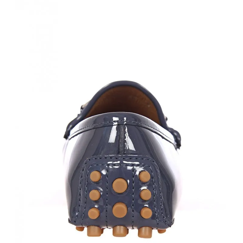 Mudd Loafers Gucci Blue patent leather driver shoes