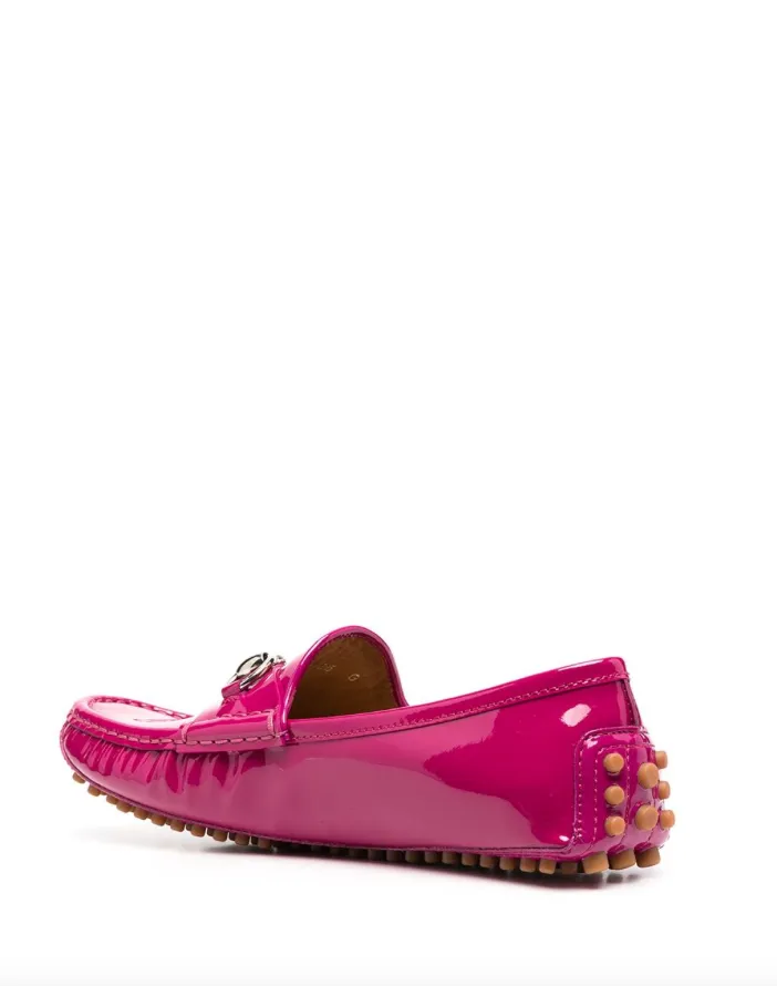 Tecova Loafers Gucci glossy-finish horsebit loafers