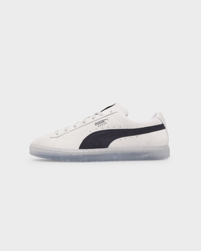 Asics Volleyball Shoes Academy Puma Suede Translucent Shoes Puma White-Puma Black-Translucent