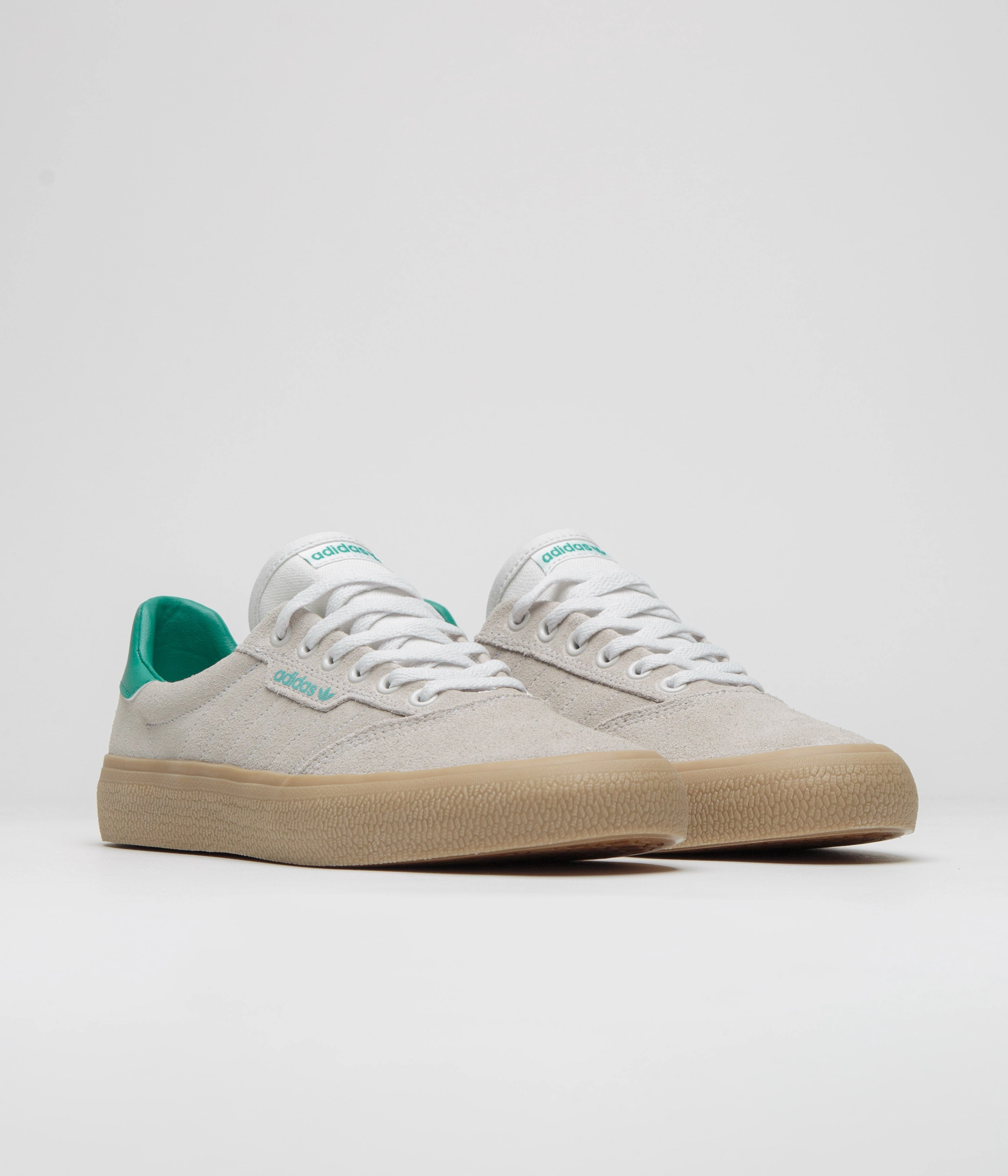 Adidas Vs Pace 2.0 3-stripes Branding Synthetic Nubuck Shoes Adidas 3MC Shoes - Chalk White / Glory Green / Gum4