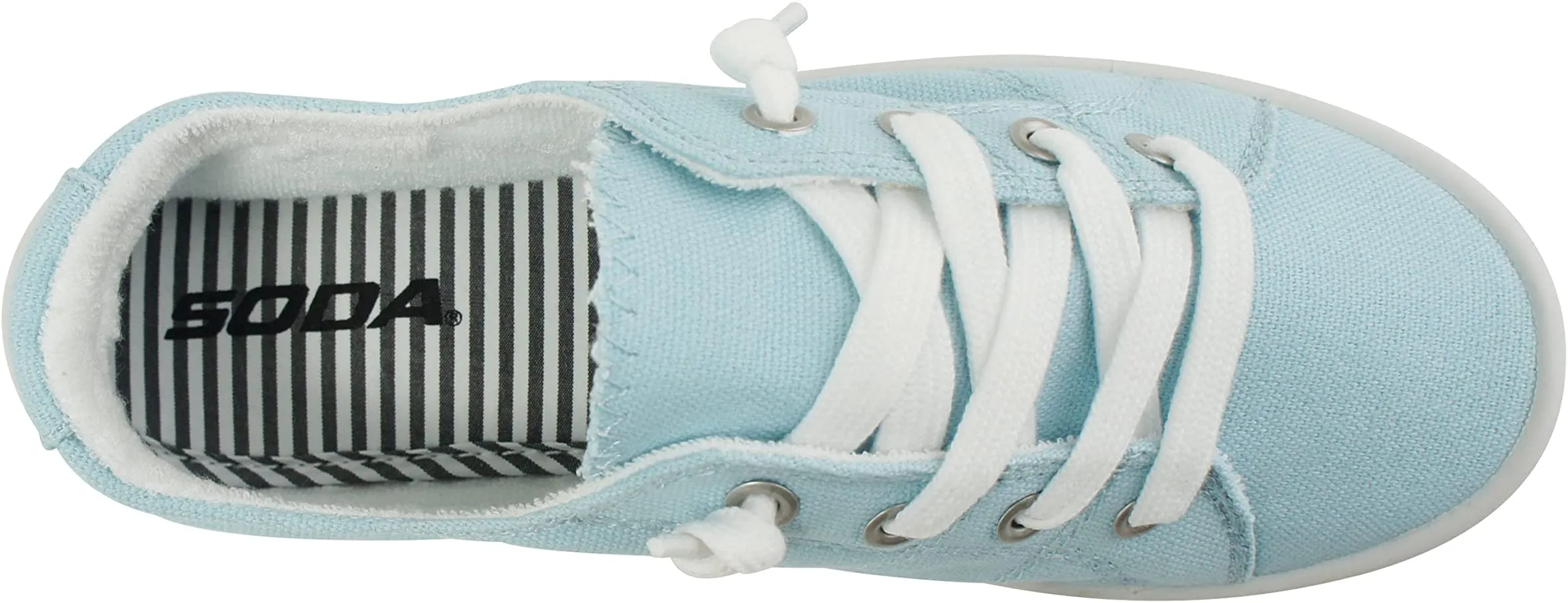 ZIG-S Soft Blue Soda Ladies Loafers Shoes