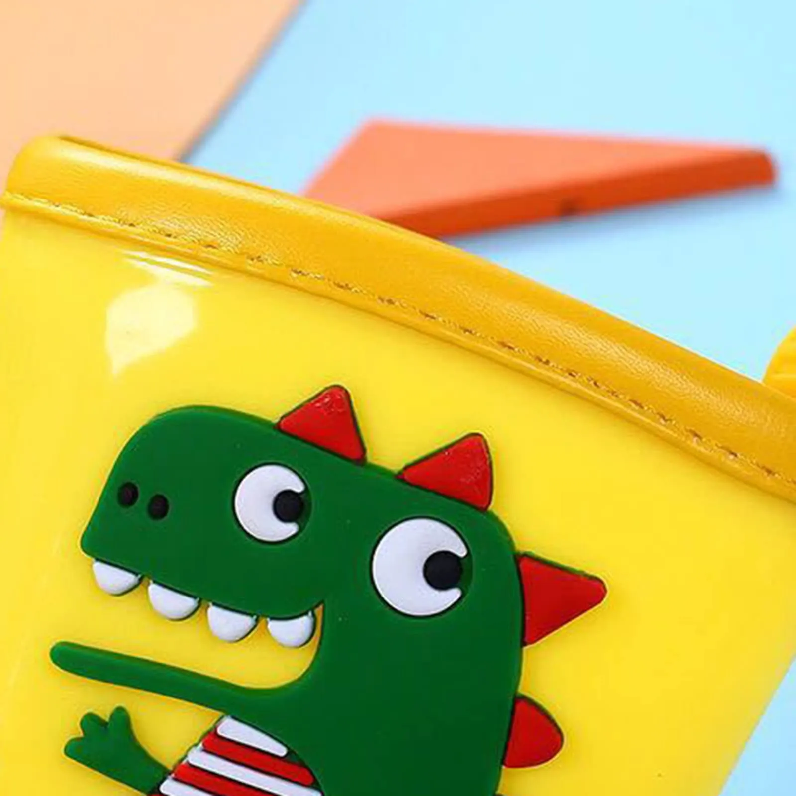 Socks For Ballet Slippers Generic Toddler Dinosaur Rain Boots Waterproo Rubber Kids Rain Boots for Girls Boys Outdoor Non Slip Water (Yellow, 2-3 Years)