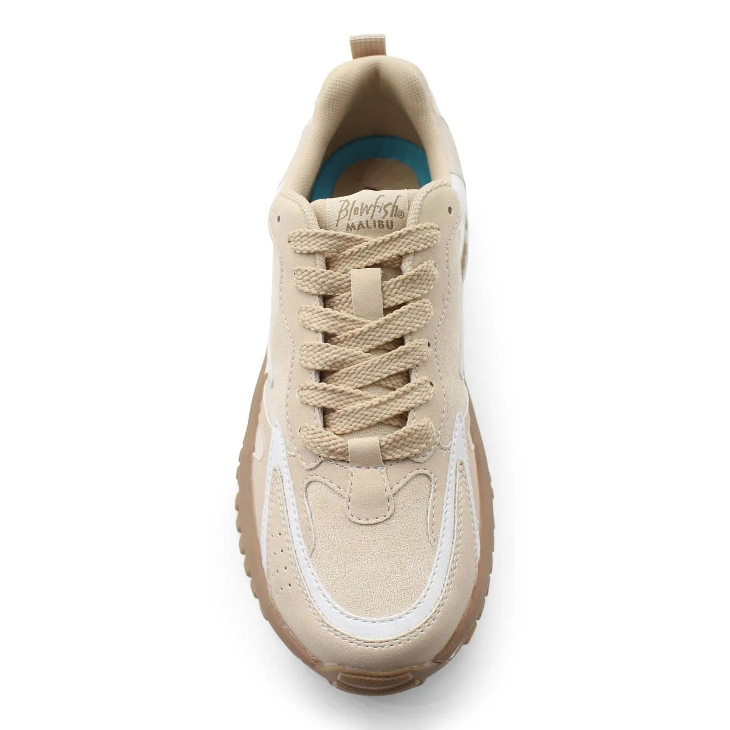 Blowfish Malibu Women's Leo Sneaker White Lace Up Sneakers