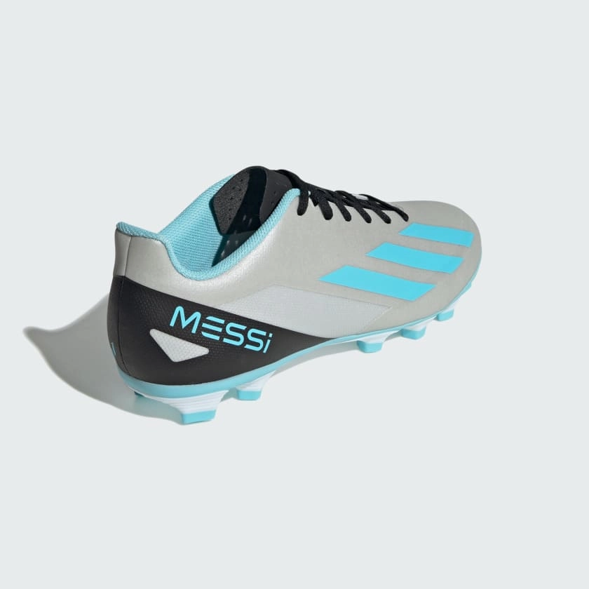Adidas Led Shoes ADIDAS X CRAZYFAST MESSI.4 FLEXIBLE GROUND BOOTS-SILVER