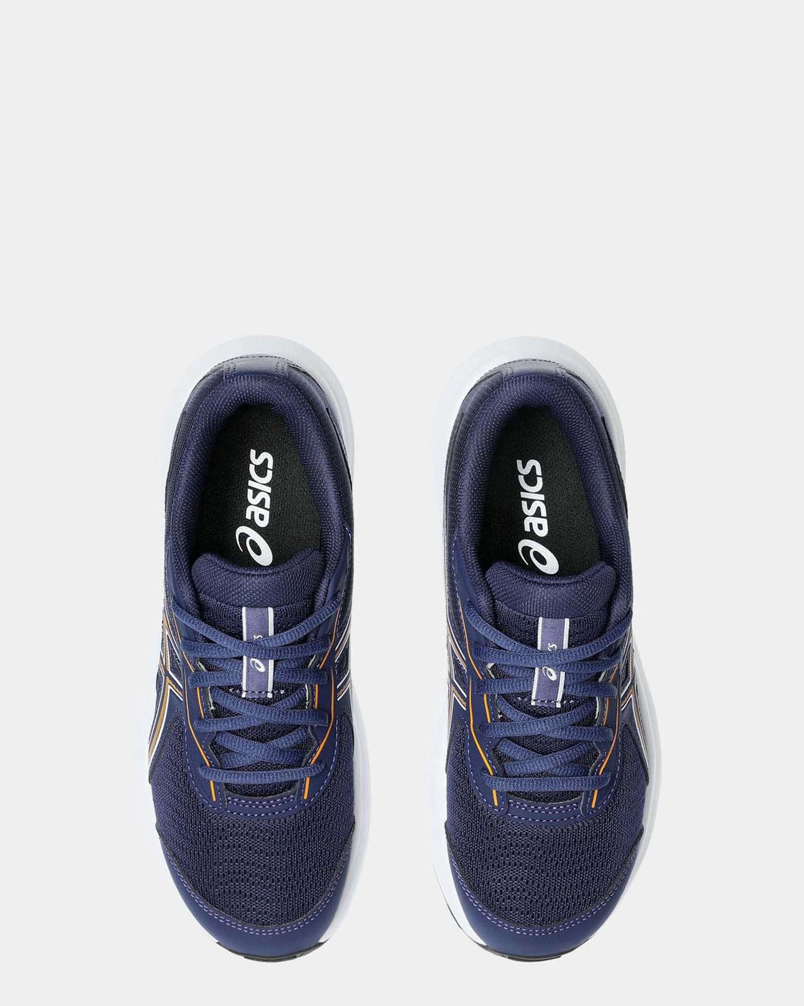 Contend 9 Grade School Indigo Blue/White Asics High Cushion Running Shoes