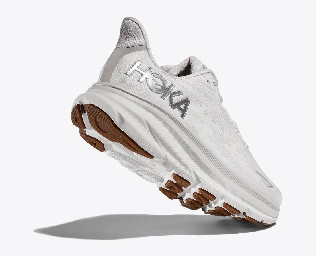 Hoka - Men's Clifton 9 Nimbus Cloud / White 1127895 Running Shoes Return Policy