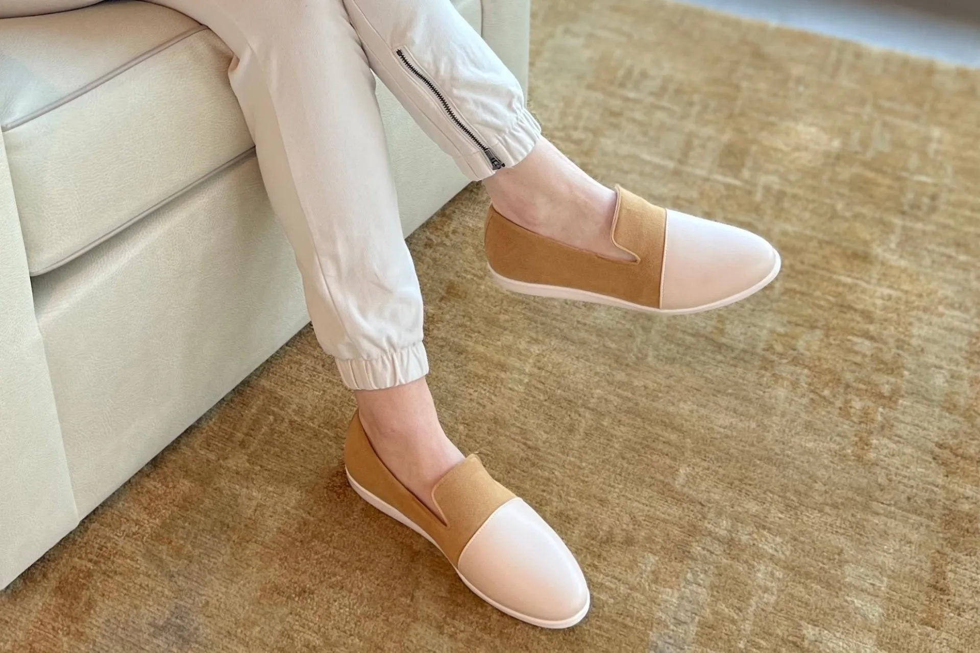 House Loafers | Blush Cinnamon by Dooeys Beginner Ballet Slippers