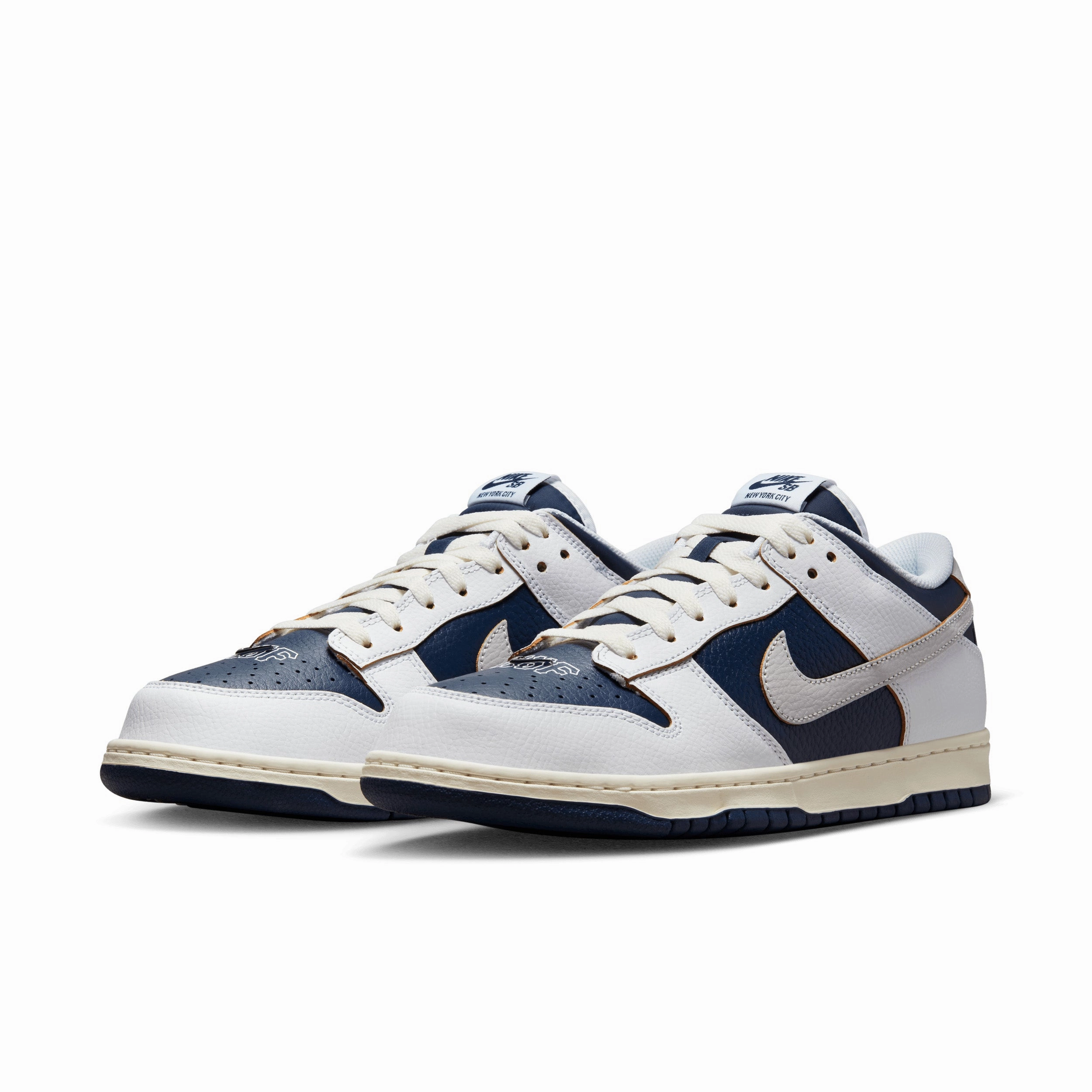 HUF Dunk Low - White / Vast Grey - Midnight Navy Asics Gel Foundation 12 Running Shoe