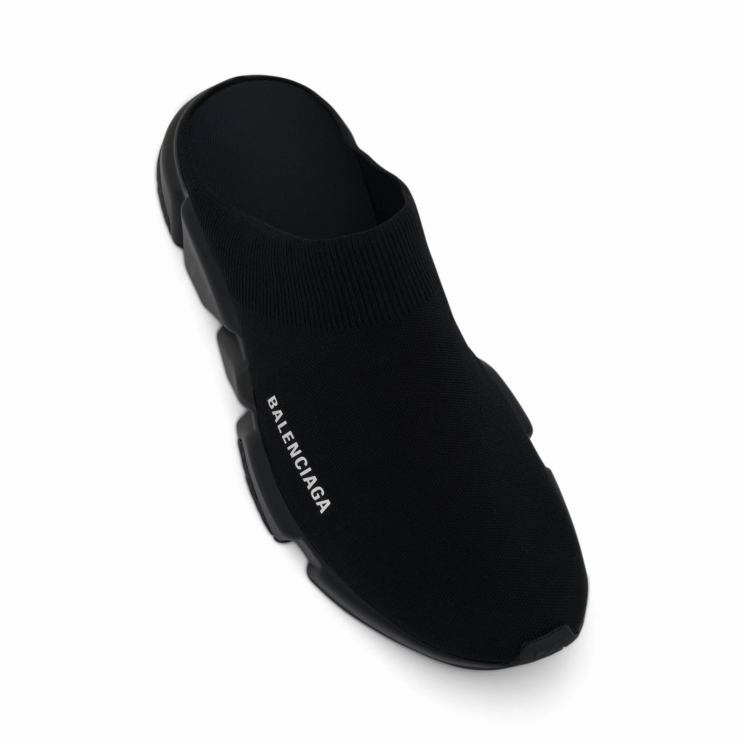 Speed Recycled Knit Mule in Black Tory Miller Sandals