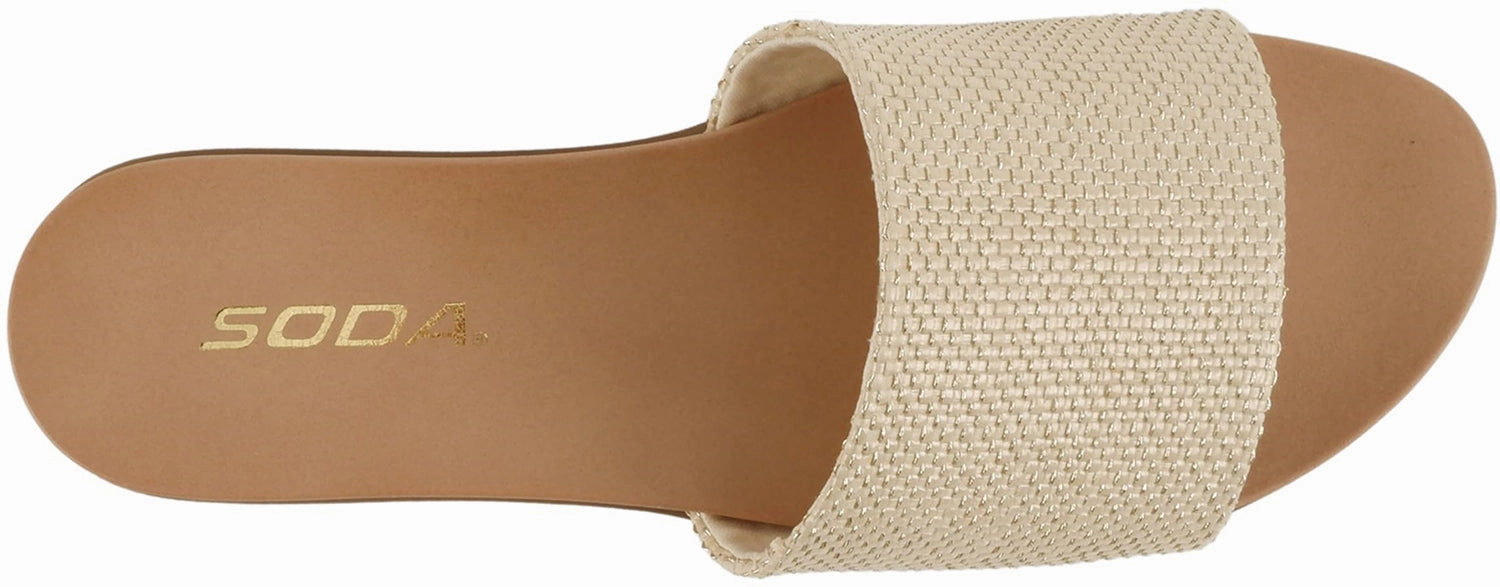 Board-S Raffia Soda Toe Loop Flip Flops