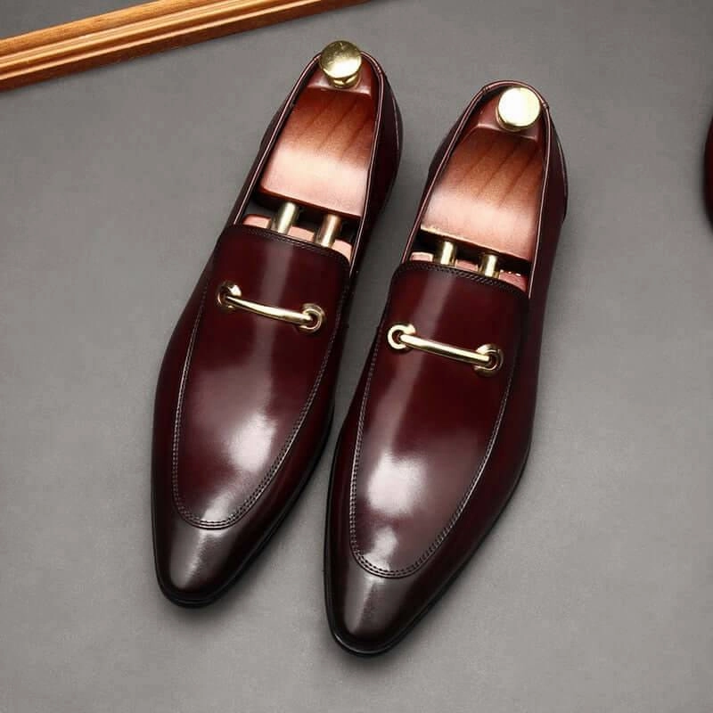 il Lusso Elegance - Italian Style Genuine Leather Loafers for Men Khaite Loafers