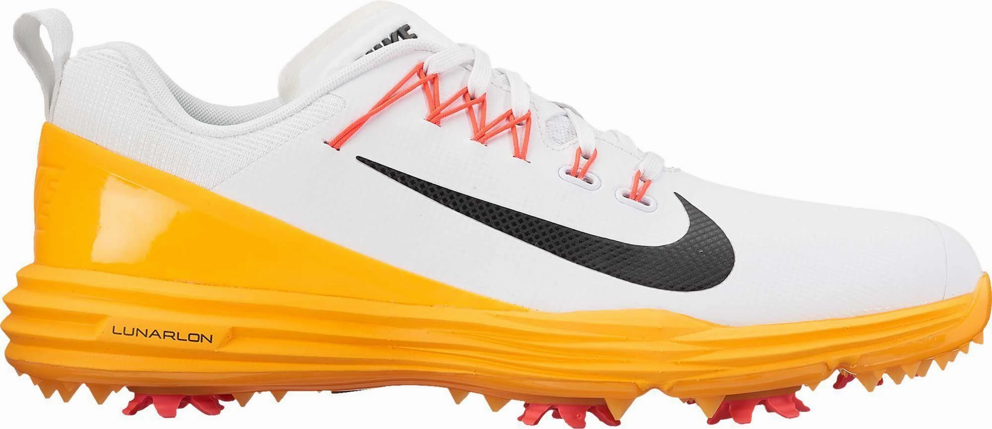 Nike Lunar Command 2 Golf Shoes 2017 Women White/Black/Laser Orange/Solar Red Medium 7 Asics Running Shoes Size 8.5
