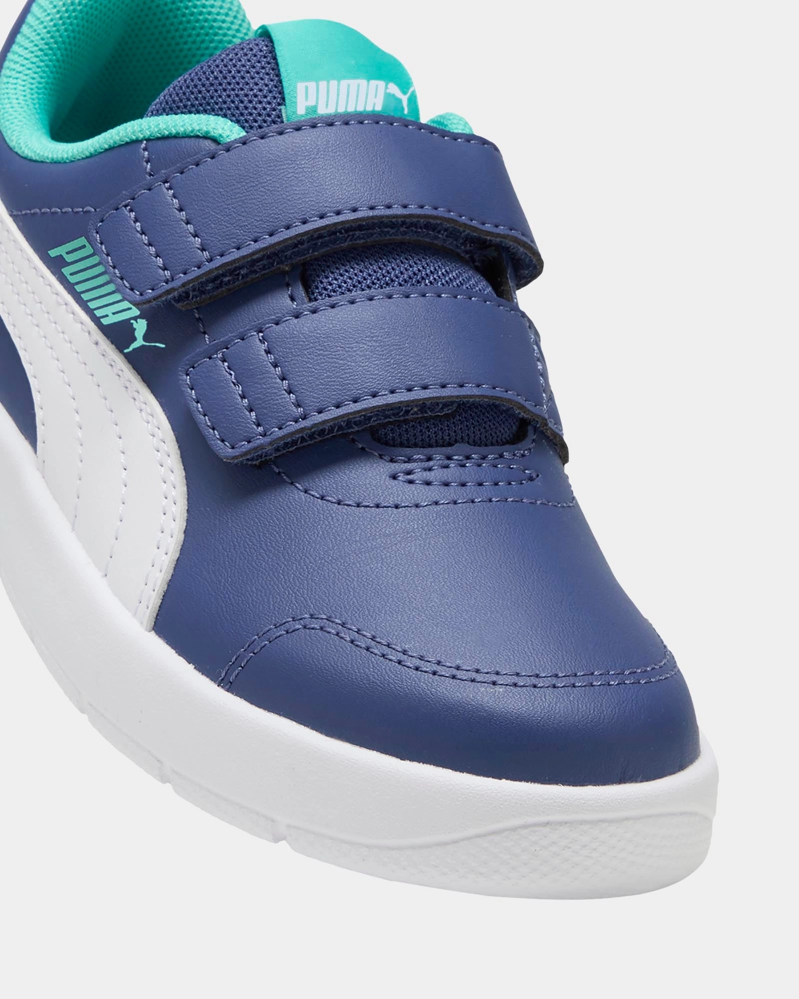 Courtflex V3 V Ps B Dark Blue/White/Bright Blue Asics Field Shoes