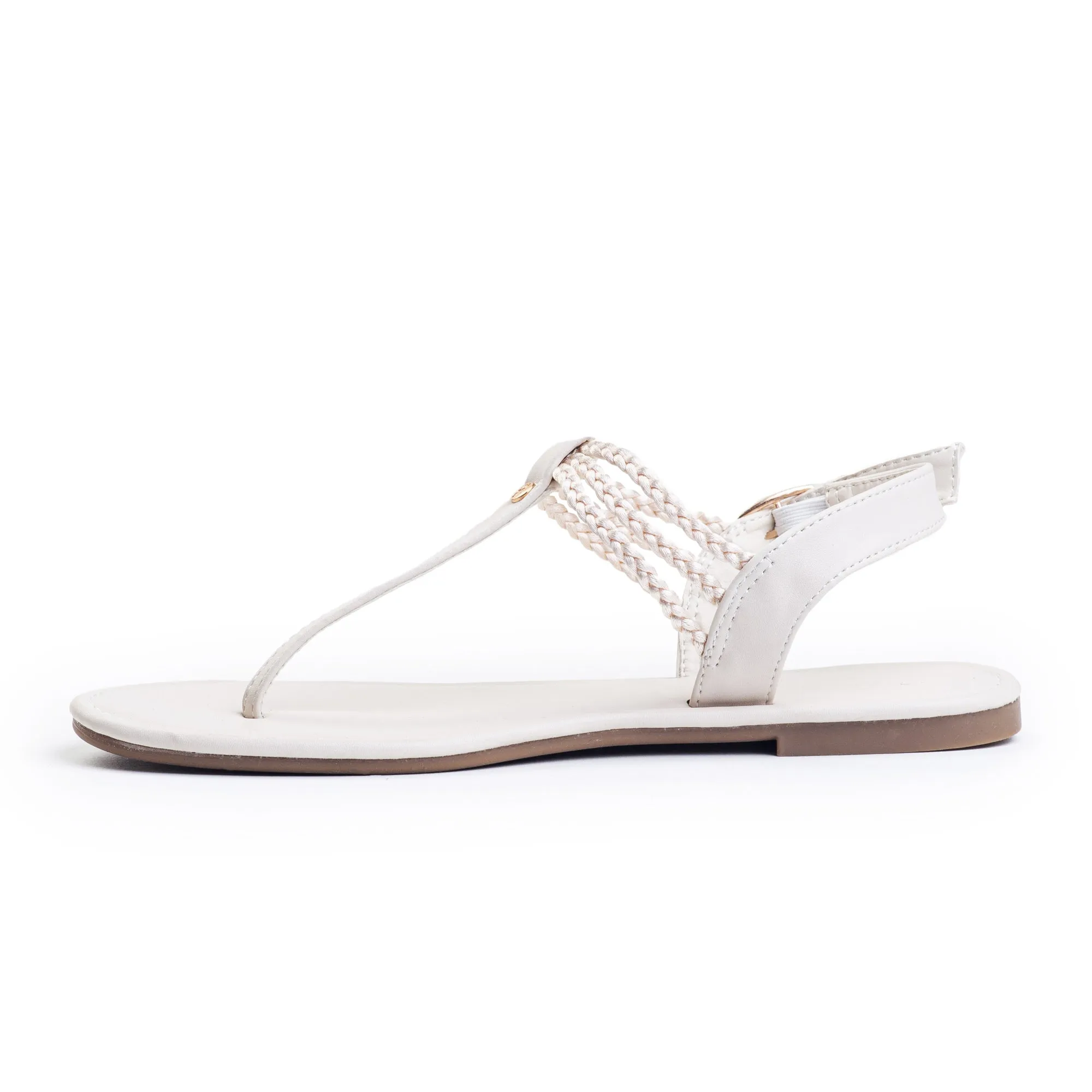 Sincerely Jules Sandals Plaka Rappel Flat Thong Sandals | Stone