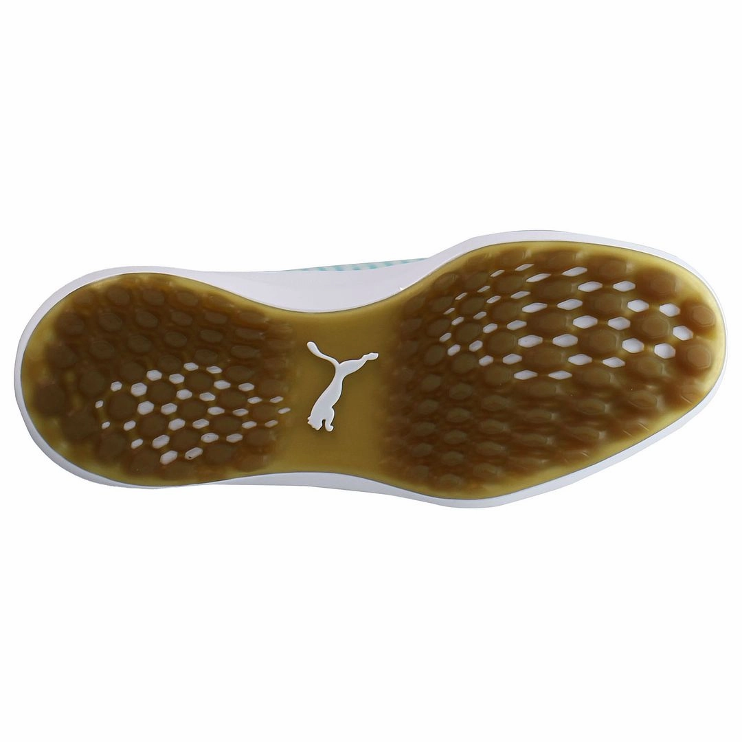 Puma Basketball Shoes Genetics Puma Ignite Fasten8 Seersucker Mens White Golf Shoes