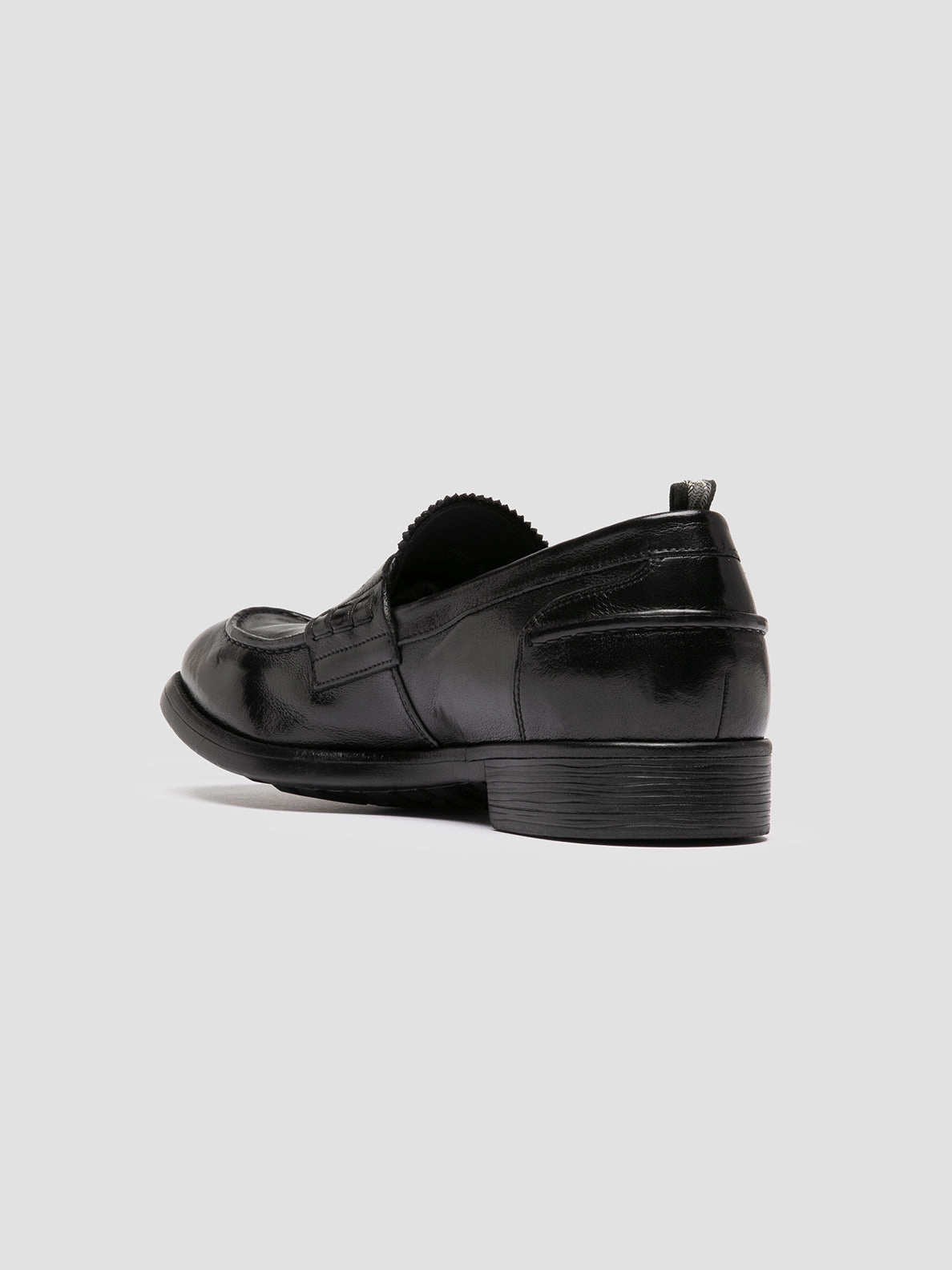 CHRONICLE 056 - Black Leather Penny Loafers Alohas Loafers