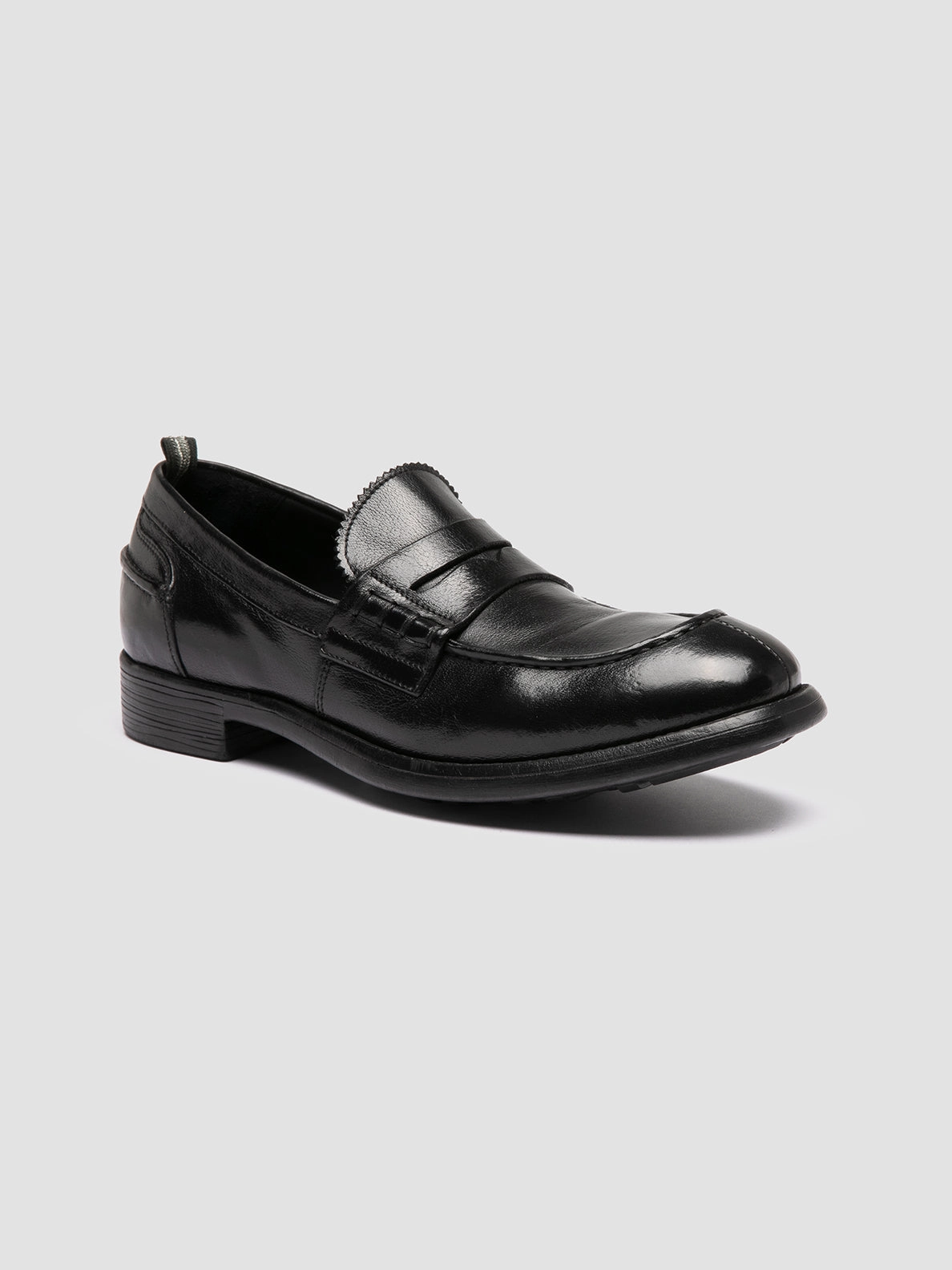 Loafers Grill CHRONICLE 056 - Black Leather Penny Loafers
