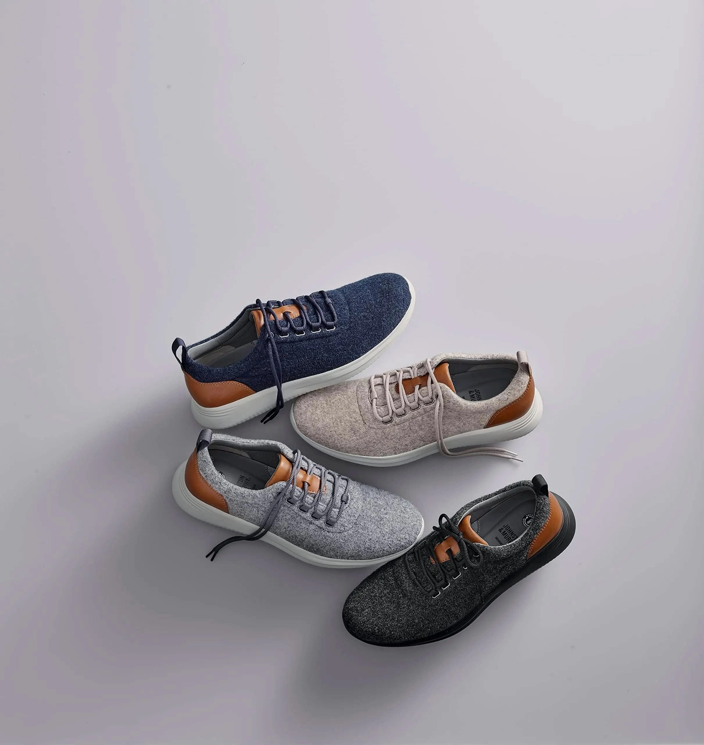 Casual Under Armour Shoes Johnston & Murphy Men's Amherst Wool U-Throat Taupe Size 9 Casual Shoes