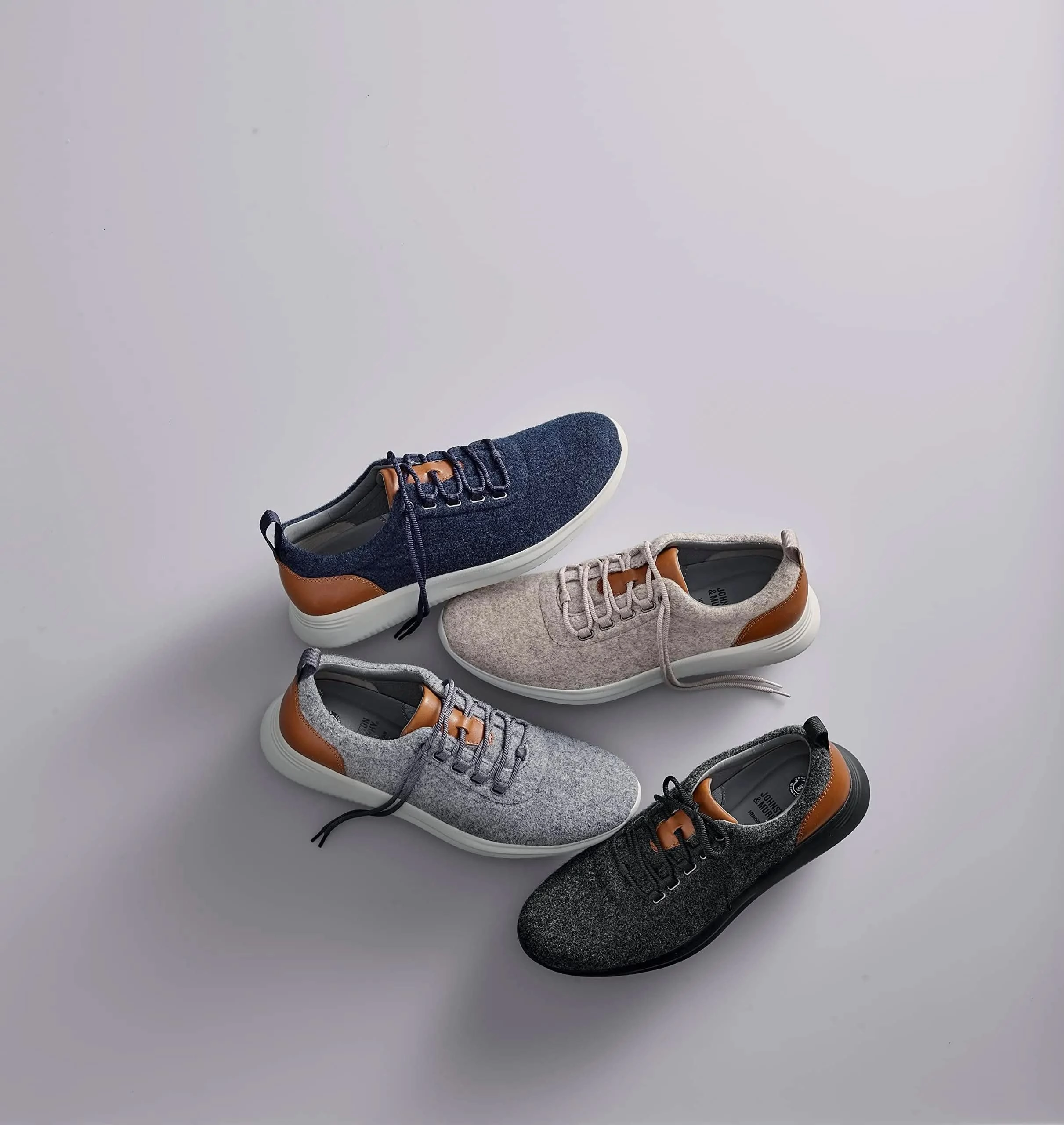 Casual Shoes For Dress Johnston & Murphy Men's Amherst Wool U-Throat Taupe Size 9 Casual Shoes