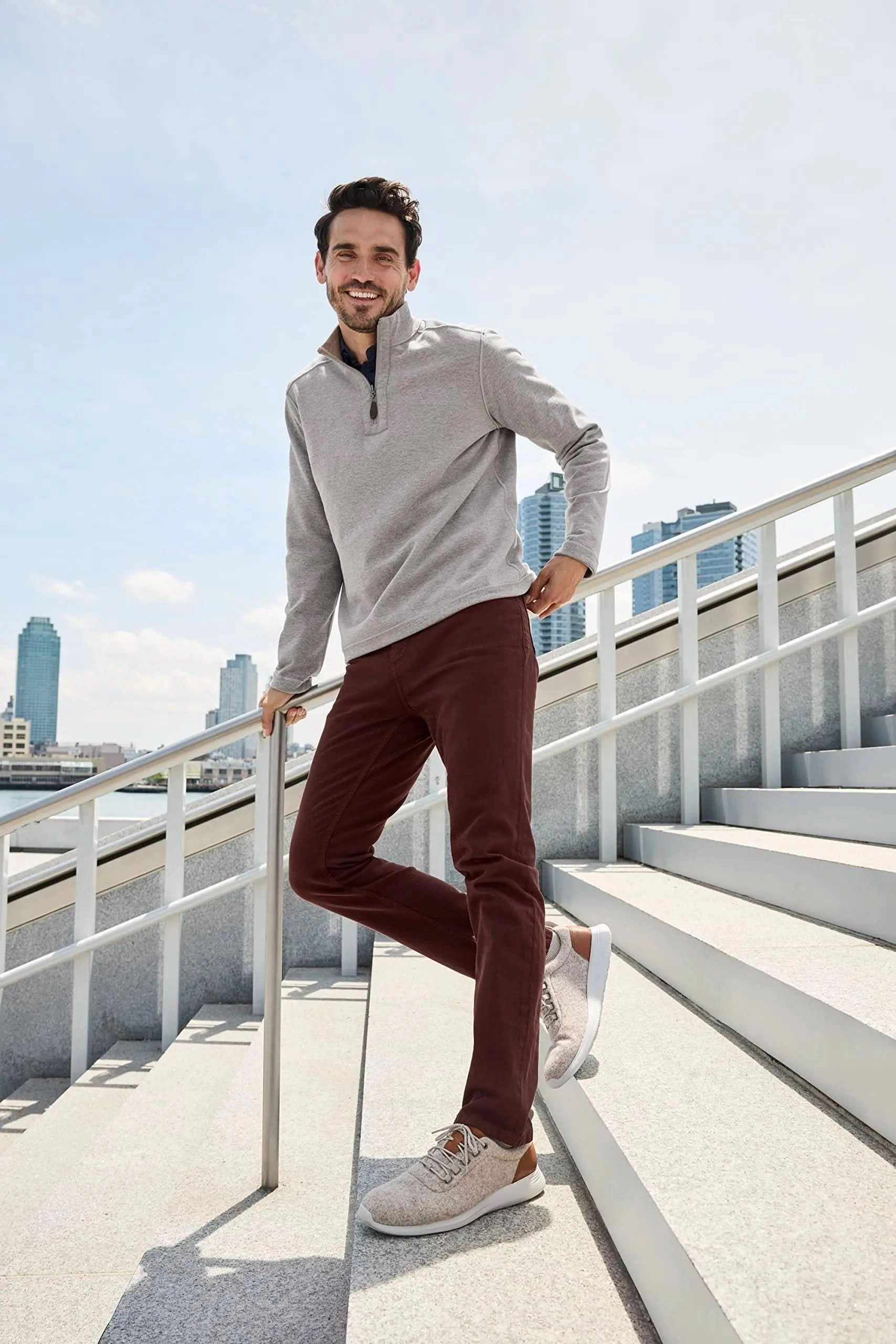 Most Comfortable Business Casual Shoes Reddit Johnston & Murphy Men's Amherst Wool U-Throat Taupe Size 9 Casual Shoes