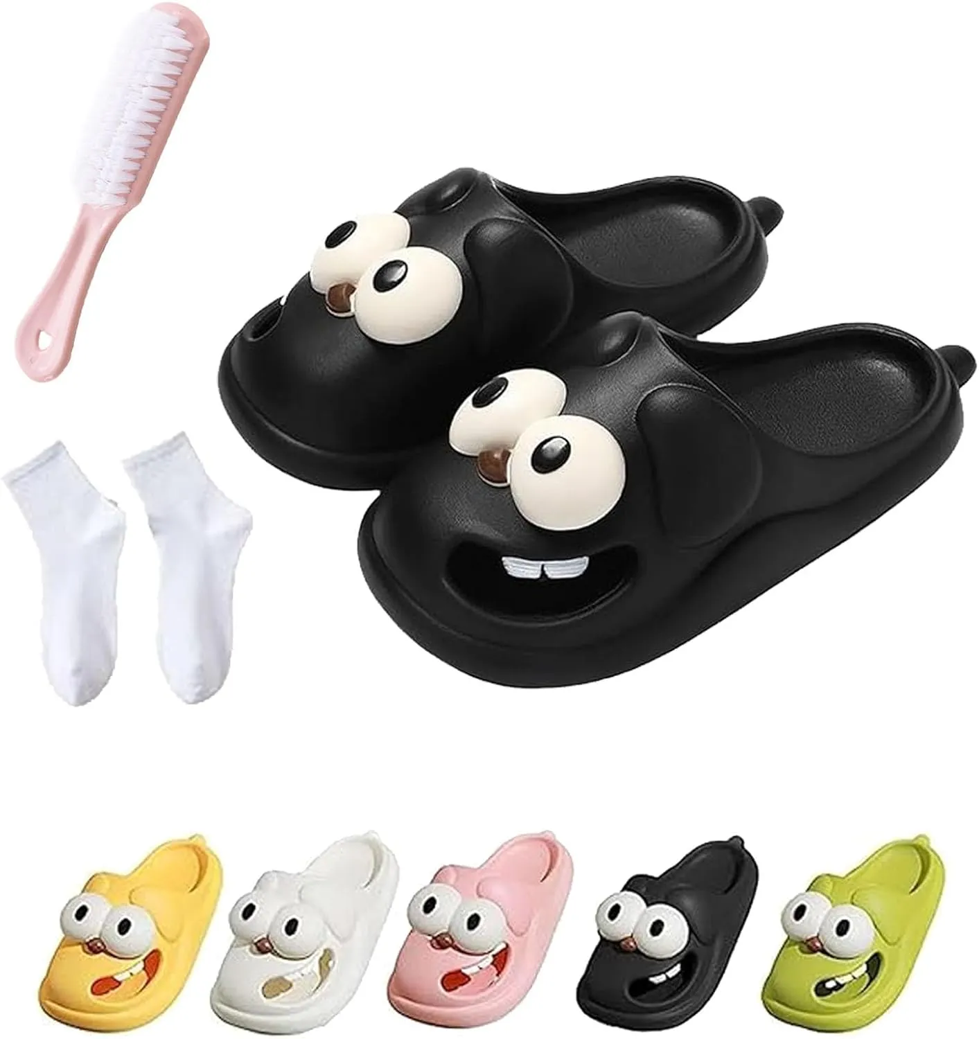 Red Slippers JoySteps Puppy Slides