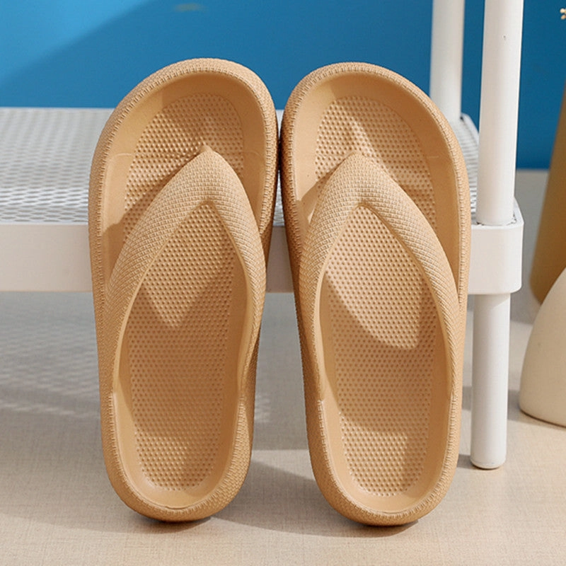 Clip Toe Shoes Eva Non-Slip Slippers Soft Sole Flip Flops Women Thick Bottom Bathroom Slides Summer High Arch Flip Flops