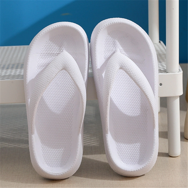 Clip Toe Shoes Eva Non-Slip Slippers Soft Sole Flip Flops Women Thick Bottom Bathroom Slides Summer Flip Flops Footjob