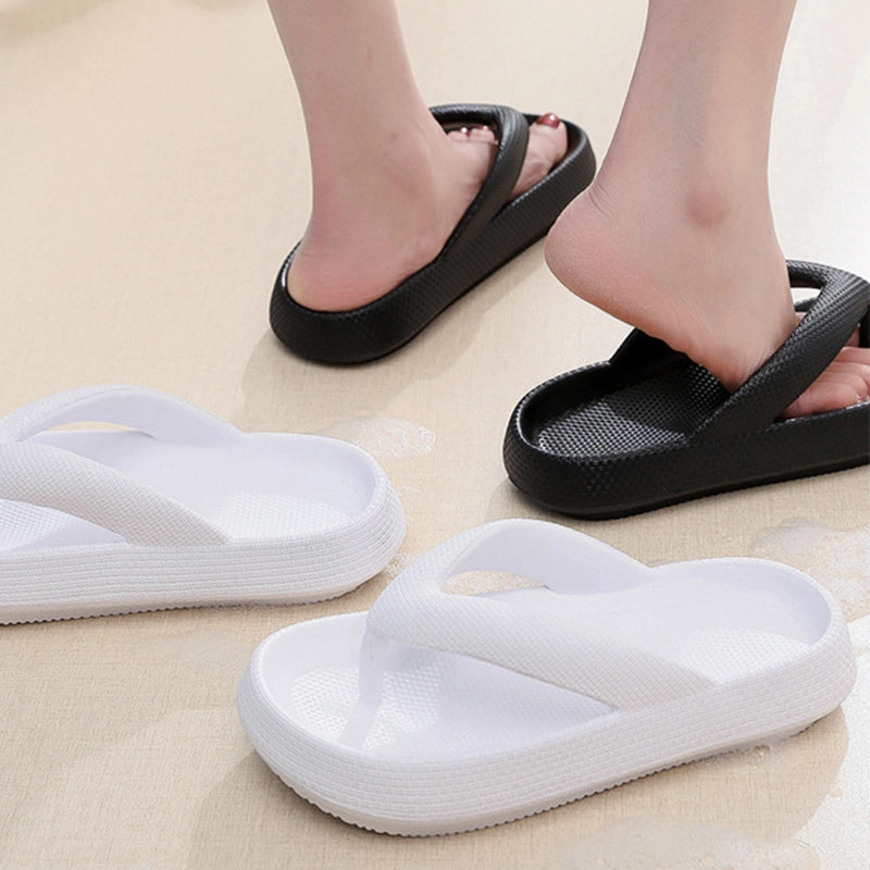 Best Flip Flops For Tendonitis Clip Toe Shoes Eva Non-Slip Slippers Soft Sole Flip Flops Women Thick Bottom Bathroom Slides Summer