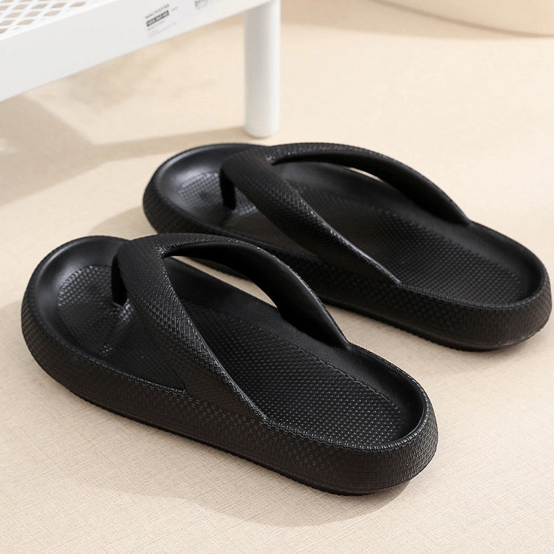 Best Flip Flops That Can Get Wet Clip Toe Shoes Eva Non-Slip Slippers Soft Sole Flip Flops Women Thick Bottom Bathroom Slides Summer
