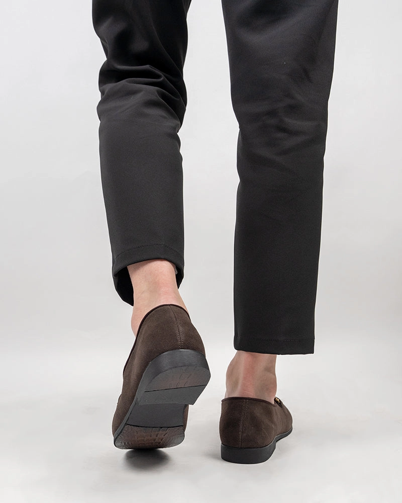 Men's Casual Suede Slip On Flats Boat Loafers Prada Chunky Loafers