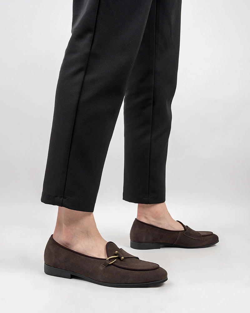 Men's Casual Suede Slip On Flats Boat Loafers Types Of Loafers