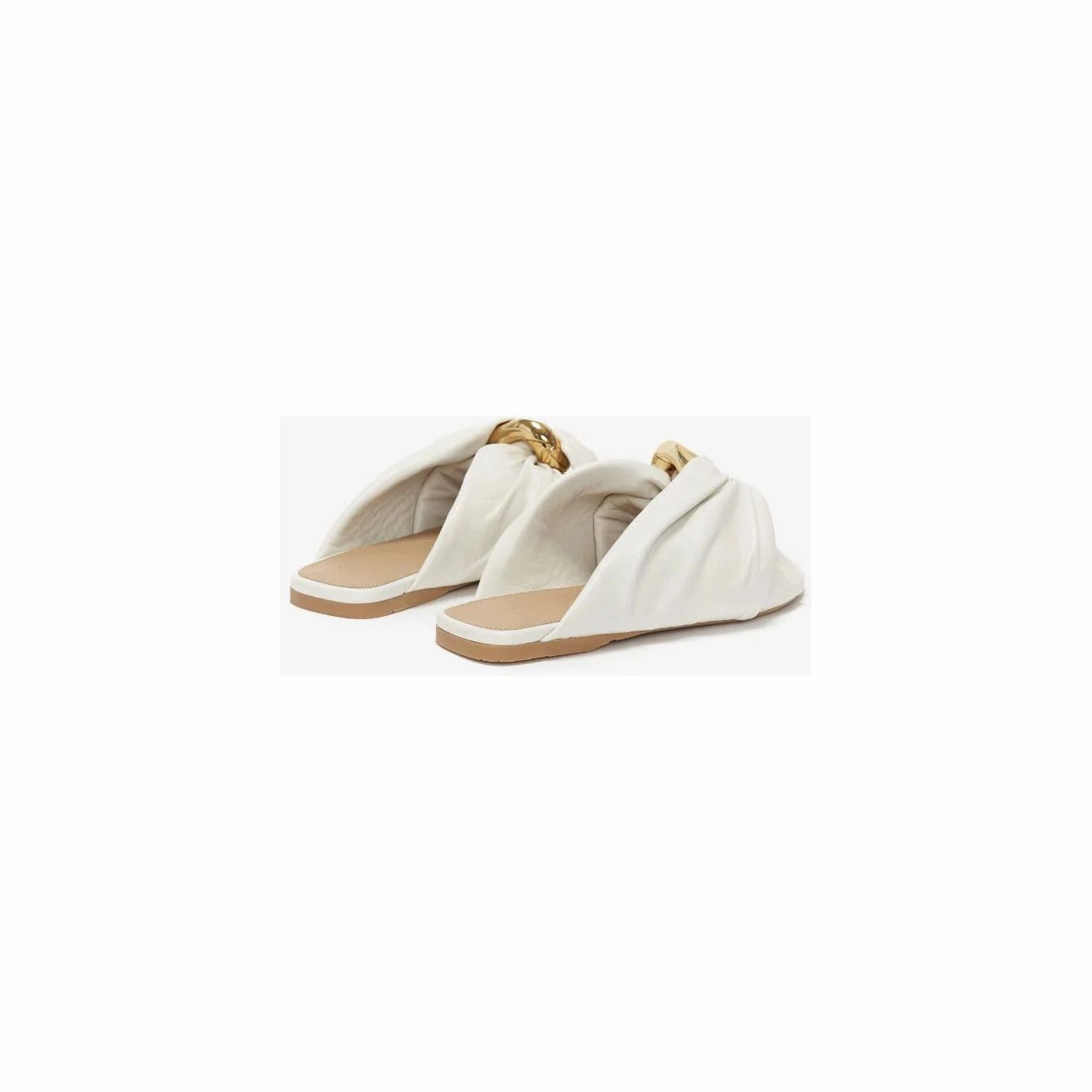 JW ANDERSON CORNER LEATHER FLATS Fitflop Leather Flip Flops