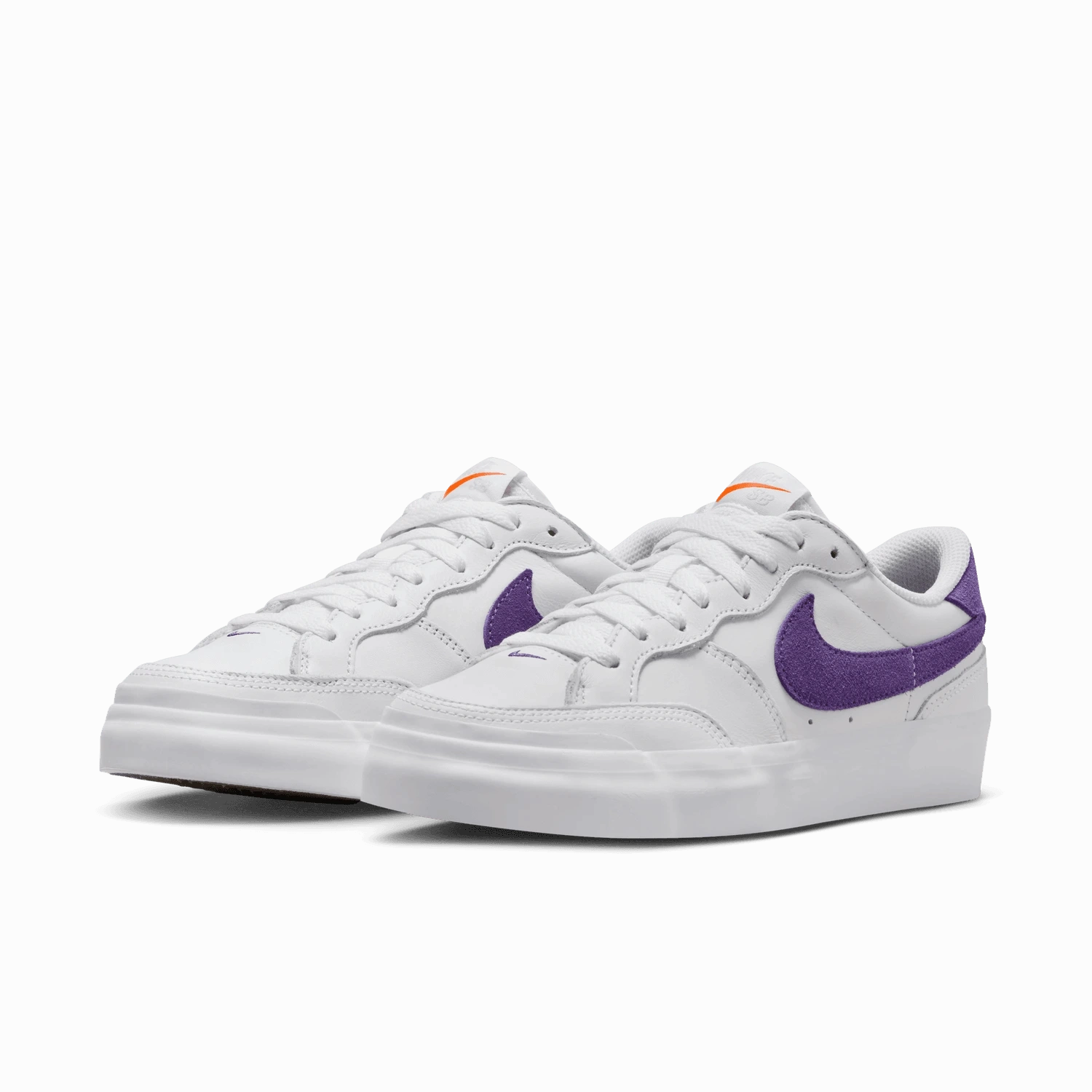 Nike SB Pogo Plus Premium Shoes - White / Court Purple - Gum Light Brown Asics Versablast 4 Running Shoe