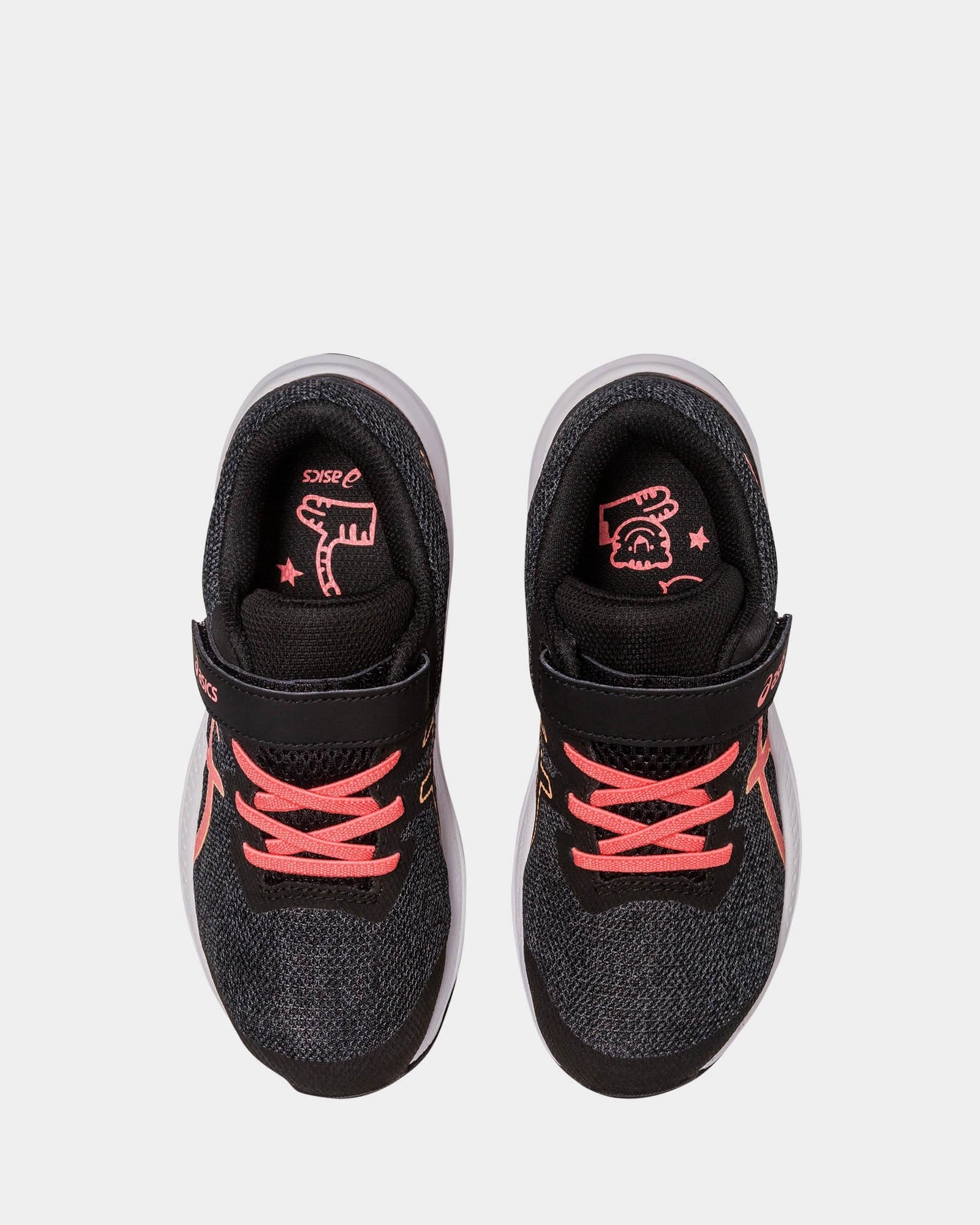 GT-1000 11 Pre-School Black/Papaya Trail Shoe Asics