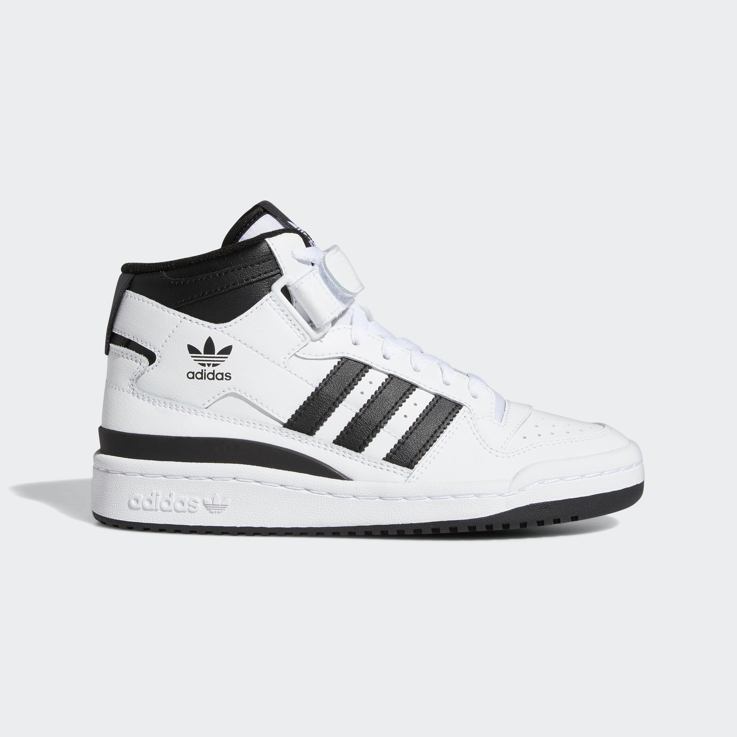 Kids adidas Originals Forum Mid Shoes Cloud White Black Adidas Originals Samba Shoes
