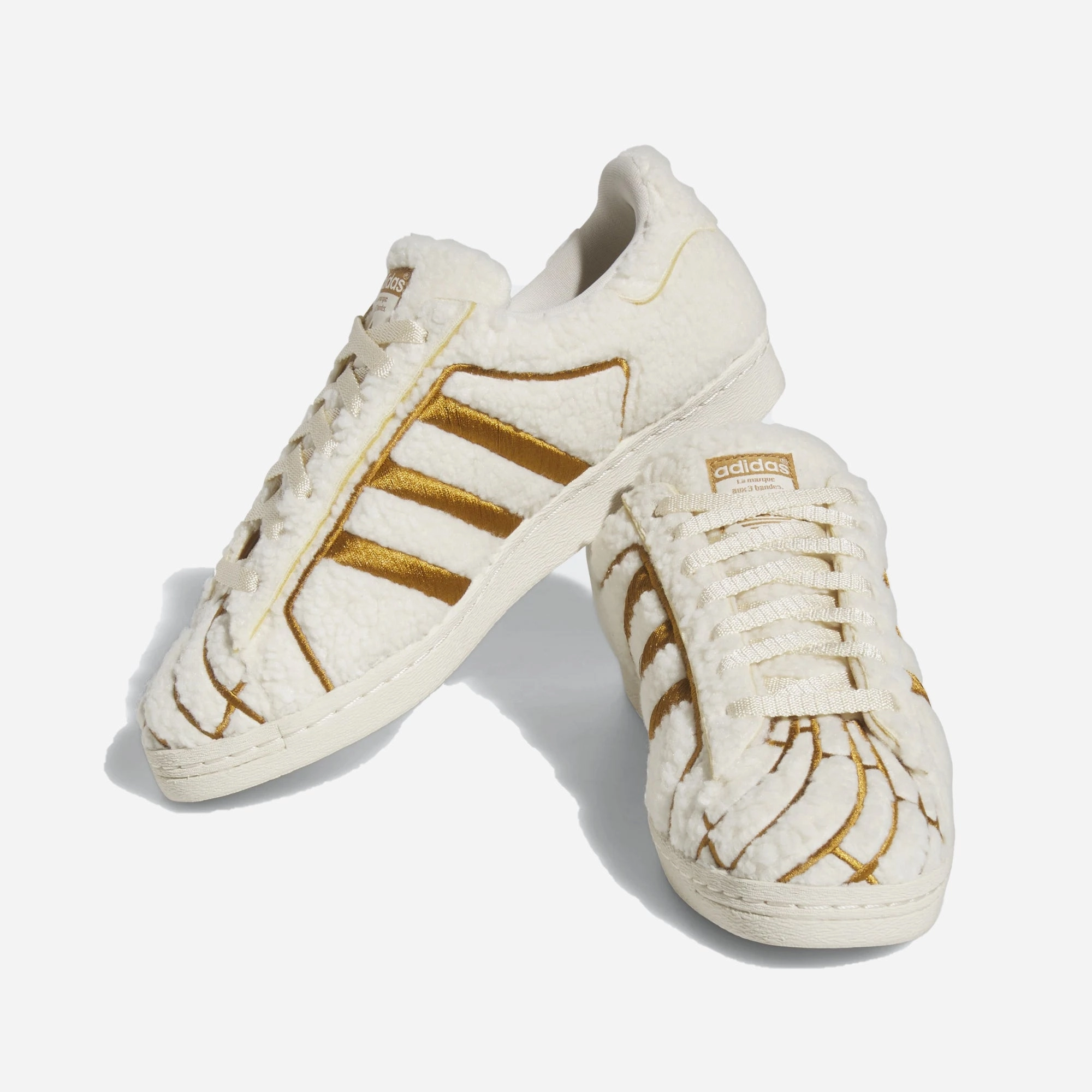 Adidas Originals | SUPERSTAR CONCHAS  { WONDER WHITE/CREAM WHITE Little Adidas Originals Samba Og Casual Shoes